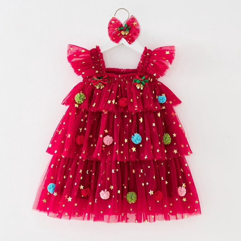 formal girls christmas dress Girls Dress Santa Christmas Bonnie Jean Glitter Sequined Holiday Reg:  $70-Siz 16