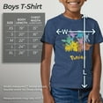 thumbnail image 5 of Boy's Pokemon Pikachu and Eeveelutions Logo  Graphic Tee Navy Blue Heather X Large, 5 of 9