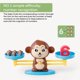 thumbnail image 4 of Juego De Mesa De Juego De Juguete Mono Balanza De Equilibrio Juego De Conteo De Números Juguete De Aprendizaje Juguetes Educativos Para Edades Tempranas Para Niños Regalo Serendint FN002601-00, 4 of 6