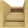 thumbnail image 4 of 9"W x 18"D x 9"H Wide Scroll Rough Cedar Woodgrain TimberThane Corbel, Primed Tan, 4 of 6