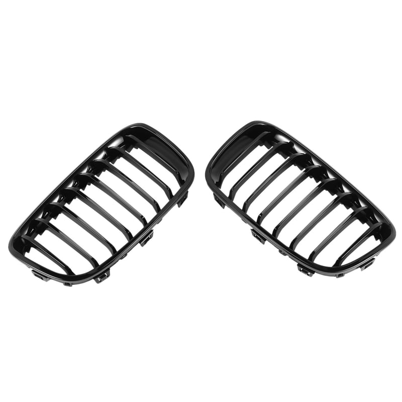 Bright Black Front Kidney Grill Grille For F20 1 Series