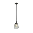 thumbnail image 6 of 201S-PC-G146-Innovations Lighting-Chatham - 1 Light Stem Hung Mini Pendant In Art Deco Style-8 Inches Tall and 7 Inches Wide-Polished Chrome, 6 of 7