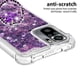 thumbnail image 3 of Funda para Xiaomi Redmi Note 10S 4G/Note 10 4G con Brillo Líquido Flotante, Purpurina, Parachoques y Anillo Giratorio Soporte, 3 of 5