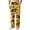 Earthy Yellow #14, variant on WULMLEO Men's Halloween Funny Pants Corduroy Printed Graphic Spider Wide Leg Baggy Fall Pajamas Casual Soft Ghost Sweatpants with Pockets Dark Green M