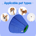 thumbnail image 6 of Dog Recovery Collar, Soft Cones for Dogs after Surgery, Dog Cone Collar for Wound Healing & Anti-Licking, Blue-Green, 6 of 7