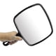 thumbnail image 4 of Large Hand Mirror With Comfy Handle - Big Handheld Mirror For Barber Shops, Hairdressing, Dental Offices, Black 26-27s, 4 of 5