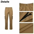 thumbnail image 1 of Pantalones de trabajo para hombre Combat Multi Pockets Cargo Elástico Pantalones de cintura elástica Reino Unido, 1 of 2