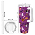 thumbnail image 4 of Uemuo Halloween2 Print 40oz Ice Bully With Handle And Straw Stainless Steel Vacuum Insulated Cup And 2 In 1 Straw Lid Insulated Travel Tumbler, 4 of 8