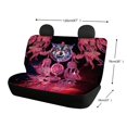 thumbnail image 4 of Psesaysky Rear Bench Seat Covers with Wolf Dreamcatcher Decoration, Comfortable Dirt Proof Stretch Covers, 2 Pack for SUV Truck Van Car Interior, 4 of 4