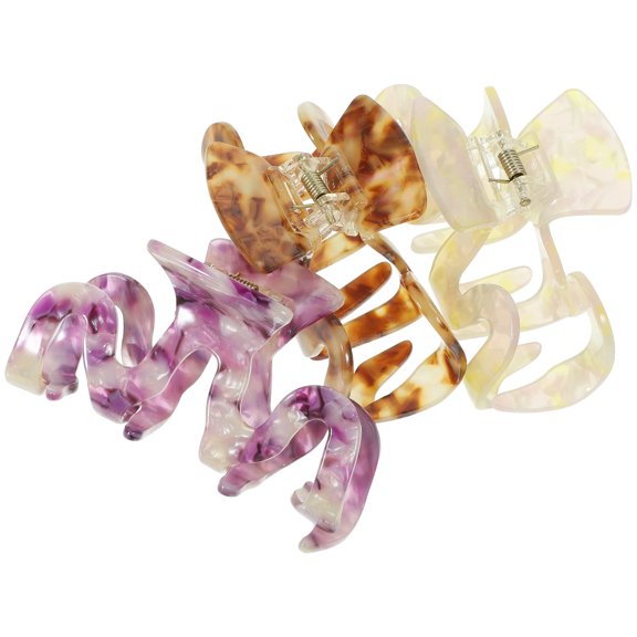 MLINS  3 Pcs Hair Clips for Thin Women Womens Clamps Claw Miss Women's