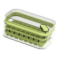 thumbnail image 2 of Double Layer Ice  Tray with Easy Release, 64Pcs Ice Maker Box for Home, Press Button Design, Food Grade Material - Convenient and Quick Ice Freezer Storage, 2 of 8