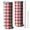 Red and White, variant on 20oz Red and White Plaid Pattern Skinny Tumblers Stainless Steel Tumbler with Lid and Straw,Vacuum Insulated Double Wall Travel Tumbler Cups with Cleaning Brush for Coffee,Tea