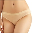 thumbnail image 2 of Joau Women's Cotton Seamless Thongs, T Back Low Waist No Show Stretch Panties Thong Underwear for Women Breathable Bikini Panties Hipster Cheeky Underwear, 2 of 9
