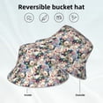 thumbnail image 2 of Cauagu Rose Flowers for Unisex Bucket Hat,Outdoor Summer Beach Fishing Sun Hat Hot Summer Reflective Bucket Hat Fun Outdoor Vacation Hat for Men and Women, 2 of 6