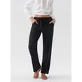 thumbnail image 4 of Gupgi Women Loose Pants Plus Size Trousers S-3XL Solid Color Drawstring High Waist Pants with Pockets, 4 of 9