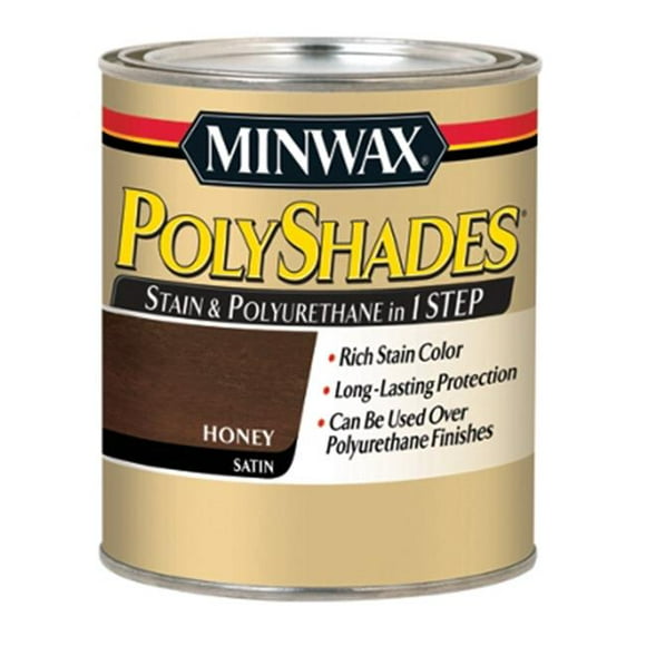 Minwax 211162 Honey Polyshade, 0.5 Pint - Satin
