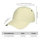 thumbnail image 2 of Fotbe Gorro Clásico de Béisbol, Gorra Ajustable con Broche Snapback, Gorro de Exterior de Algodón Suave, 2 of 6