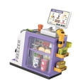 thumbnail image 3 of Registro de registro de juego Habilidad de aprendizaje juguete Cajero de compras real para niños Regalo Púrpura, 3 of 8