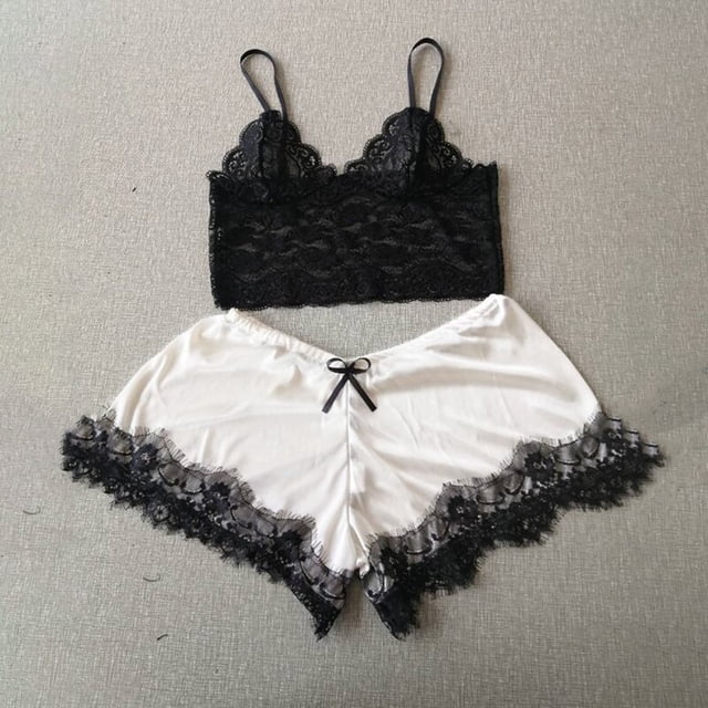 1 Juego de lencería Sexy, pijamas europeos y americanos, pijamas de encaje, Ropa Interior, camisón Sexy, Ropa Interior, Sexi Muje xuanjing unisex