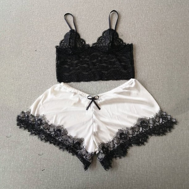 1 Juego de lencería Sexy, pijamas europeos y americanos, pijamas de encaje, Ropa Interior, camisón Sexy, Ropa Interior, Sexi Muje xuanjing unisex