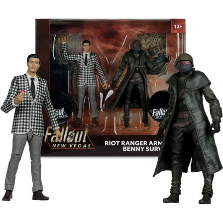McFarlane Toys - Fallout: New Vegas - 7" Riot Ranger Armor & Benny Survivor Action Figure 2-Pack