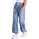 thumbnail image 4 of Jeans de pierna ancha para mujer INSPIRE CHIC con cordón, cintura elástica, pantalones de mezclilla casuales con bolsillos, azul claro 3XL, 4 of 5