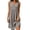 Gray, variant on Ruched Dress For Women Sleeveless Round Neck Casual Dress for Weekend Lunch City Walks Travel Days Relaxed Gathering Everyday Vacation Style Summer