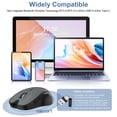 thumbnail image 2 of Mouse inalámbrico Bluetooth 5.2 recargable y silencioso Normdecos, 2 of 6