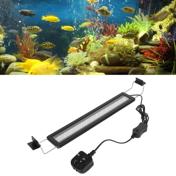 LED Aquarium Light Ultrathin Color Changing with Extendable Brackets for Fish