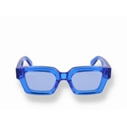 Off White Unisex Virgil Italy Sunglasses, Blue