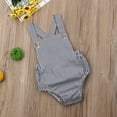 thumbnail image 6 of Kiapeise Baby Cotton Romper Sleeveless Sling Solid Color Jumpsuit, 6 of 6