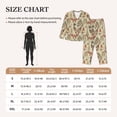 thumbnail image 4 of Lsque Watercolor Insects Pattern Long Sleeve Pajama Set for Women - Soft 2-Piece Sleepwear and Loungewear Set with Pockets, Comfy Nightwear-X-Large, 4 of 7