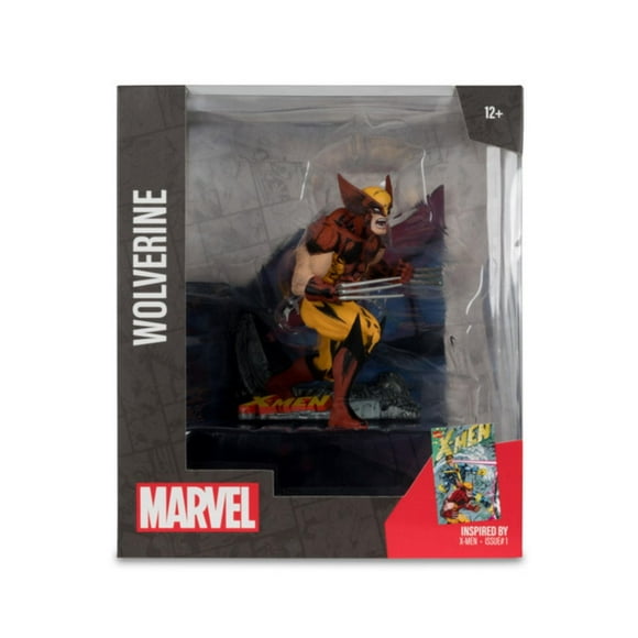 Wolverine (X-Men #1) Posed Figure w/Scene