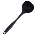 thumbnail image 2 of pitrice Silicone Spatula Heat-resistant Spoon Non Stick Soup Ladle Baking Kitchen Utensils, Black, Spoon, 2 of 8
