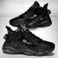 thumbnail image 1 of Zapatillas deportivas de moda para hombre, zapatillas para correr, calzado con suela antideslizante, zapatos casuales cómodos de alto rendimiento para Negro Fernando Zapatillas de deporte de los hombres, 1 of 8