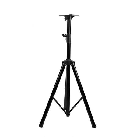 Universal Folding Tr Pole-Mount Speaker Audio Holder Stand With Tray