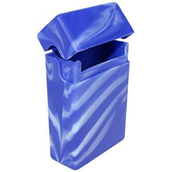 1 Crush-Proof Plastic Flip Top Hinged Lid Cigarette Case for King Size - 3202