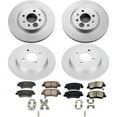 thumbnail image 2 of PowerStop Front and Rear Geomet Coated Brake Rotor and Pad Kit Fits: KIA Select Models CRK6500, 2 of 5