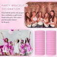 thumbnail image 6 of 100Pcs Blank Elastic Solid Color Silicone Wristbands Stretch for Men Women Teens Gifts Students Sports Supplies,A, 6 of 6
