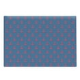 thumbnail image 1 of Anchor Cutting Board, Pink on Blue Polka Dotted Background Retro Nautical Pattern Print, Decorative Tempered Glass Cutting and Serving Board, Large Size, Magenta Violet Blue, by Ambesonne, 1 of 1