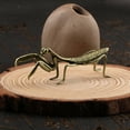 thumbnail image 4 of Adorno De Mantis Religiosa, Figura De Mantis De Cobre Antigua, Patrón Pintado A Mano Realista Para Jardín, 4 of 7