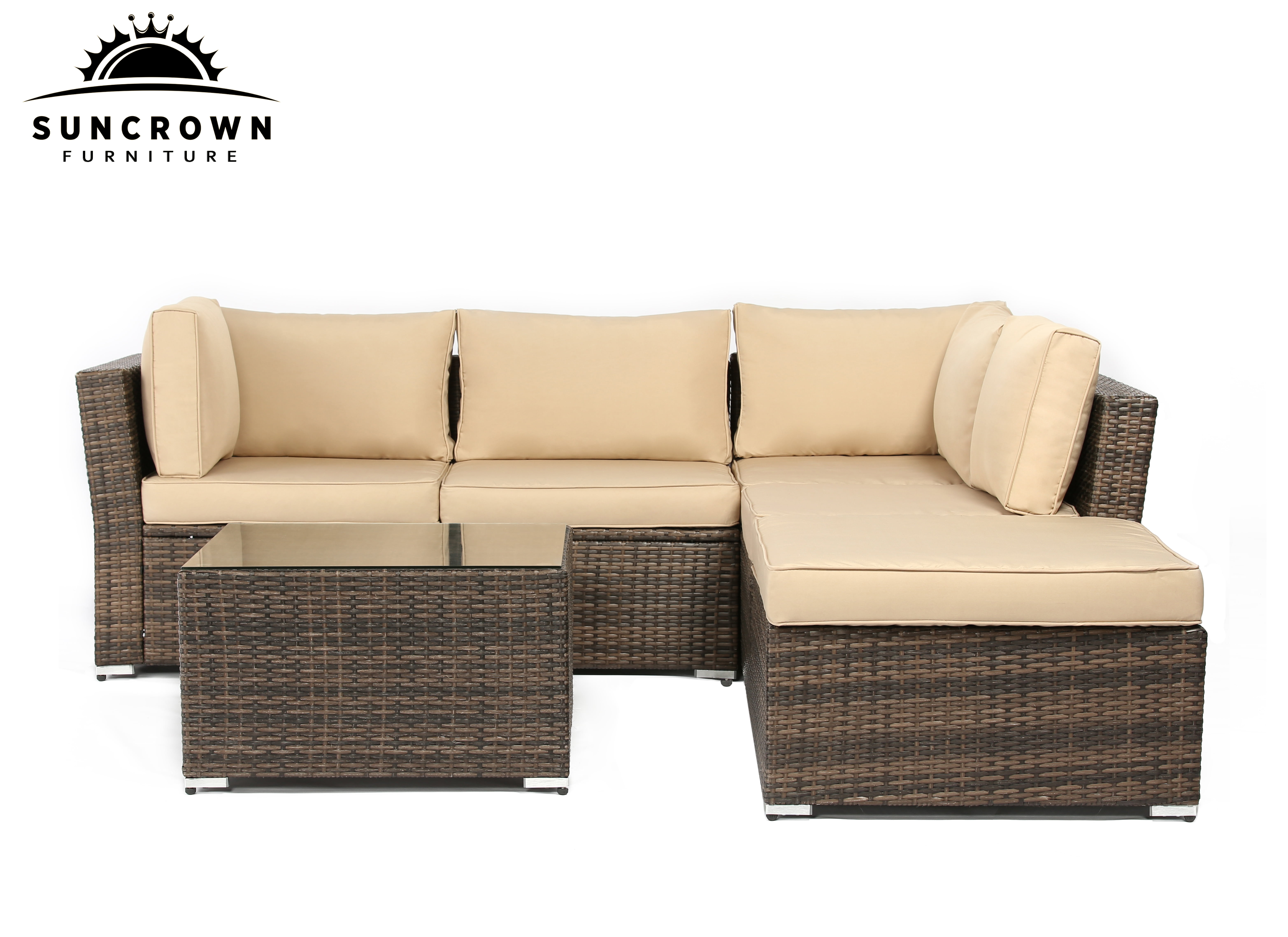 Suncrown Outdoor Furniture Sectional Sofa 4 Piece Set Ideas Suncrown Outdoor Furniture Sectional Sofa 4 Piece Set All Weather