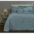 thumbnail image 4 of Better Trends BSWRDOBL Collection Anneau de Mariage Couvre-Lit Taille Complète-Double, Bleu, 4 of 4
