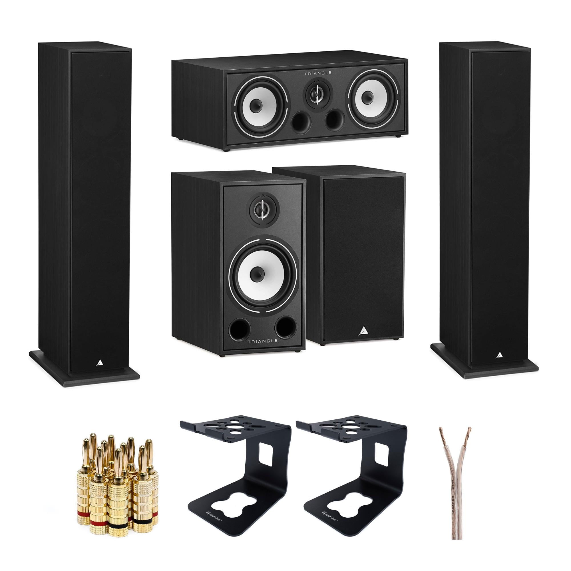 Triangle Borea Complete Home Theater Speaker System Black Ash Walmart Com Walmart Com
