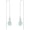 10-October-White Opal, variant on Infinity Gemstone Threader Earrings Long Chain Drop Earrings 925 Sterling Silver 12 Birthstone Birthday Jewelry Gifts for Women