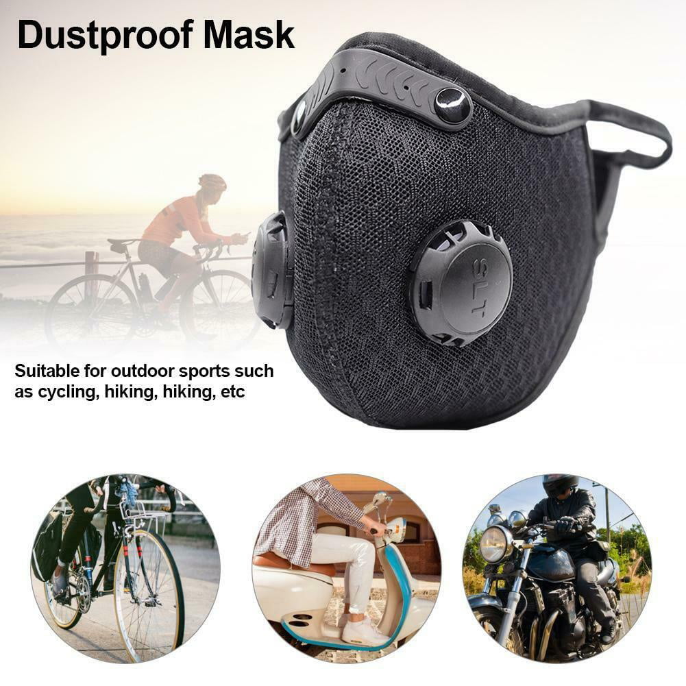 Super Anti Dust Cycling Bicycle Bike Motorcycle face shield Half Scarf 10 Filter 
