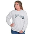 thumbnail image 4 of Rational Real Pi Pie Number Math Nerd Sweatshirt for Men or Women Brisco Brands X, 4 of 6