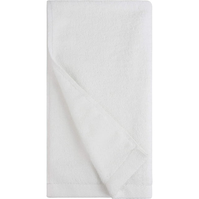 Everplush Ensemble de Serviettes à Main Séchage Rapide à Boucle Plate, 4 Pcs, Porcelaine 4 Unités