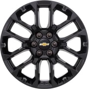 Factory Replacement New Alloy Wheel for 2022-2023 Chevrolet Silverado 1500 22x9 inch Black Rim