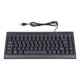 thumbnail image 1 of Mini Teclado USB para oficina: Teclado Pequeño con Cable con 87 Teclas para Computadoras de Escritorio y Portátiles, 1 of 8